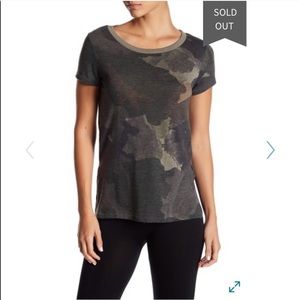 Alternative Apparel- High Slit Camo Tee